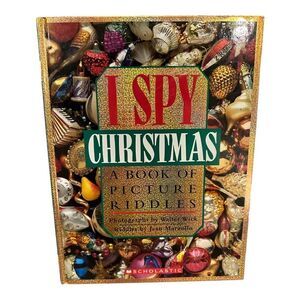 I SPY Christmas Riddle Story Box 1992 vintage rare